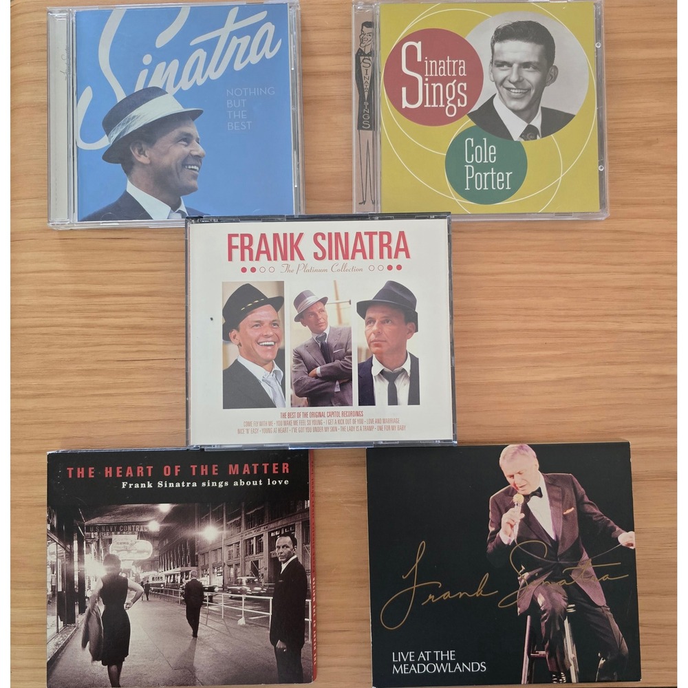 Frank Sinatra CD Lot 5 Albums Platinum Collection Live Meadowlands Cole Porter